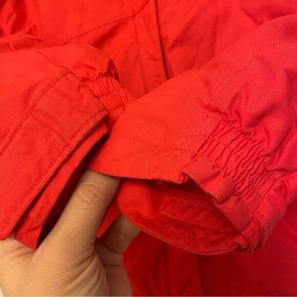 Columbia orange pink coral 2 in 1 Interchange Omni heat waterproof coat M 10/12 - Picture 6 of 11